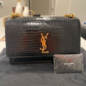 Authentic Saint Laurent Sunset Bag (Large)